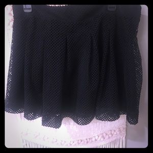 Black banana republic mini skirt